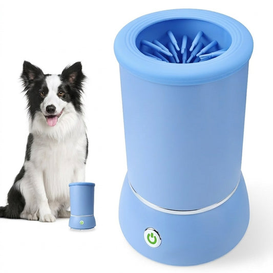 Electric Dog Paw Cleaner – Portable Automatic Foot Washer, Low-Noise Waterproof Paw Cleaning Cup