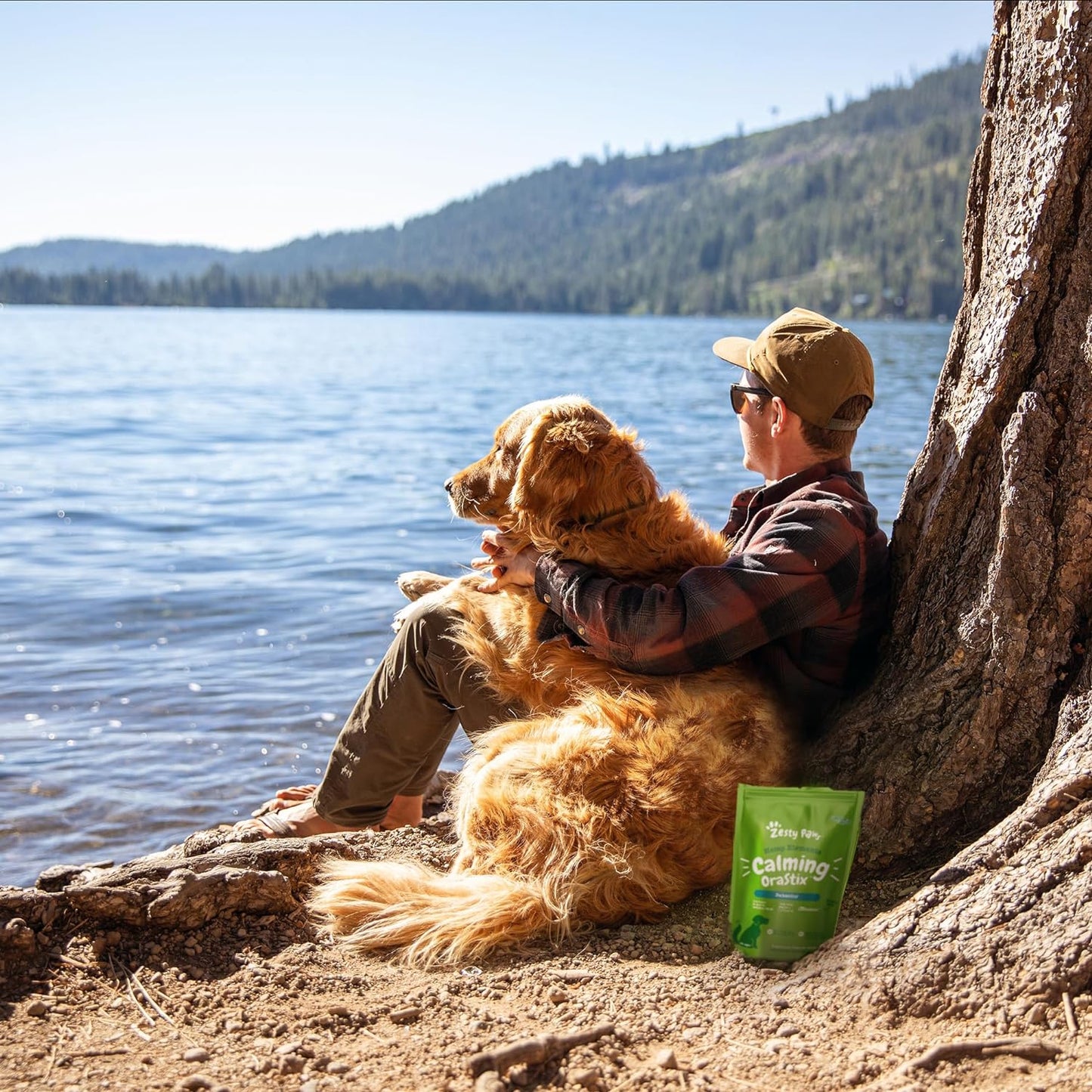 Calming Dental Chews for Dogs – Stress Relief Sticks for Healthy Teeth & Gums – 25 oz